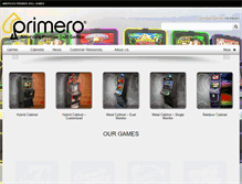 Tablet Screenshot of primerogames.com